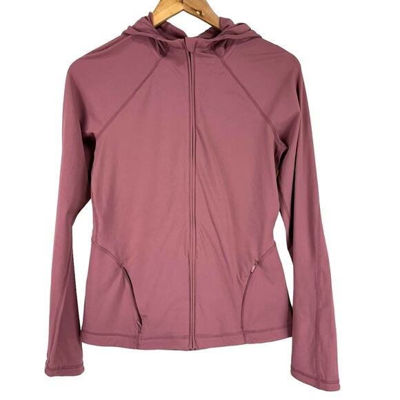 Sweaty Betty NWT Super Soft Workout Zip Through Hoodie Plum Pink Size S 4-6 - Picture 1 of 8
